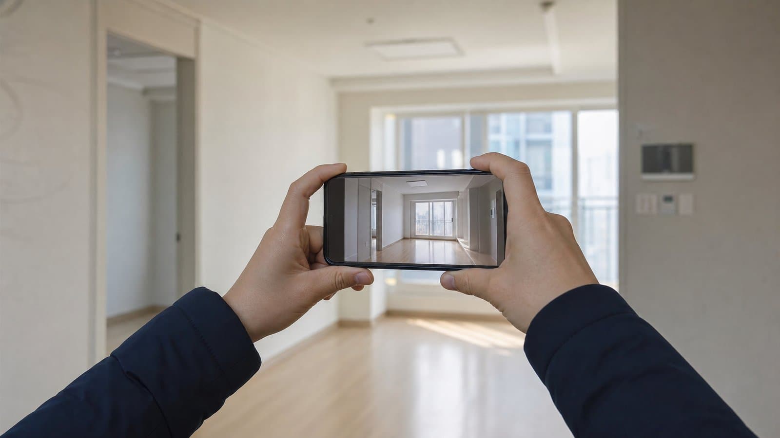Photographing the emptied apartment on move-out day — condition photos are the cheapest legal protection