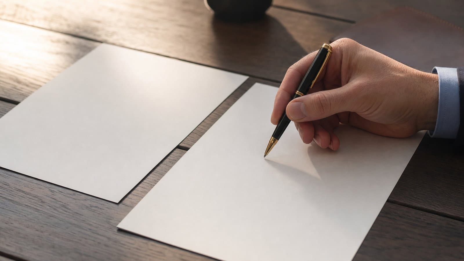 A pen hovering over the special-clause section of a Korean lease contract